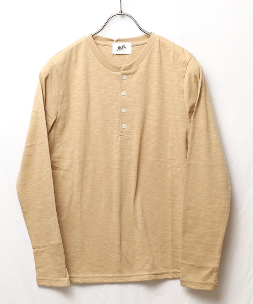 ARCHIVER(アーカイバ)の「【RES】【RDS】ヘンリーネックスラブ天竺カットソー(Tシャツ/カットソー・レディース・ネイビー/ホワイト/ブラック/グレー/ベージュ/カーキ・LARGE/X-LARGE/MEDIUM)」の5枚目の写真