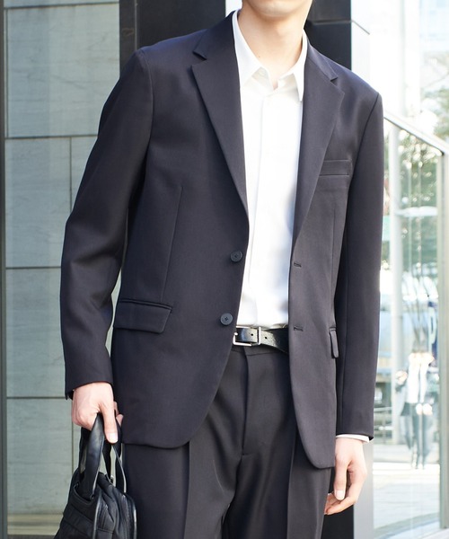 CITY TOKYO（シティトウキョウ）の「【CITY TOKYO/シティートーキョー】CITY ｼﾞｬｹｯﾄ（テーラードジャケット・メンズ・ダークグレー/ネイビー/ブラック・1/2/3）」の2枚目の写真