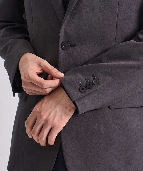 CITY TOKYO（シティトウキョウ）の「【CITY TOKYO/シティートーキョー】CITY ｼﾞｬｹｯﾄ（テーラードジャケット・メンズ・ダークグレー/ネイビー/ブラック・1/2/3）」の14枚目の写真