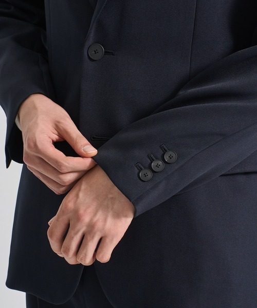 CITY TOKYO（シティトウキョウ）の「【CITY TOKYO/シティートーキョー】CITY ｼﾞｬｹｯﾄ（テーラードジャケット・メンズ・ダークグレー/ネイビー/ブラック・1/2/3）」の12枚目の写真