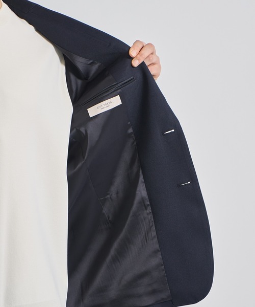 CITY TOKYO（シティトウキョウ）の「【CITY TOKYO/シティートーキョー】CITY ｼﾞｬｹｯﾄ（テーラードジャケット・メンズ・ダークグレー/ネイビー/ブラック・1/2/3）」の4枚目の写真