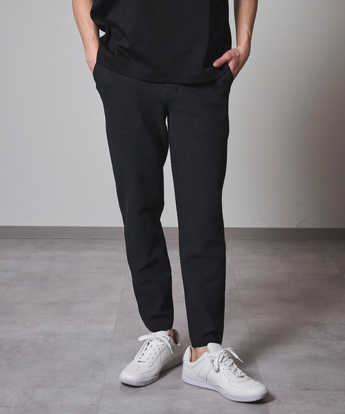 TETE HOMME(テットオム)の「【家庭洗濯可能】バーズアイ ストレッチニットパンツ(その他パンツ・メンズ・チャコールグレー/ライトグレー・MEDIUM/LARGE/X-LARGE)」の5枚目の写真