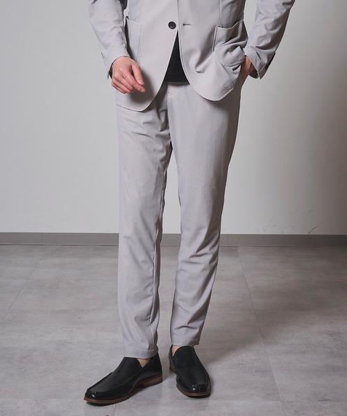 TETE HOMME(テットオム)の「【家庭洗濯可能】バーズアイ ストレッチニットパンツ(その他パンツ・メンズ・チャコールグレー/ライトグレー・MEDIUM/LARGE/X-LARGE)」の9枚目の写真