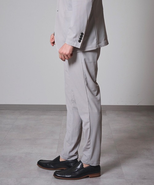 TETE HOMME(テットオム)の「【家庭洗濯可能】バーズアイ ストレッチニットパンツ(その他パンツ・メンズ・チャコールグレー/ライトグレー・MEDIUM/LARGE/X-LARGE)」の8枚目の写真