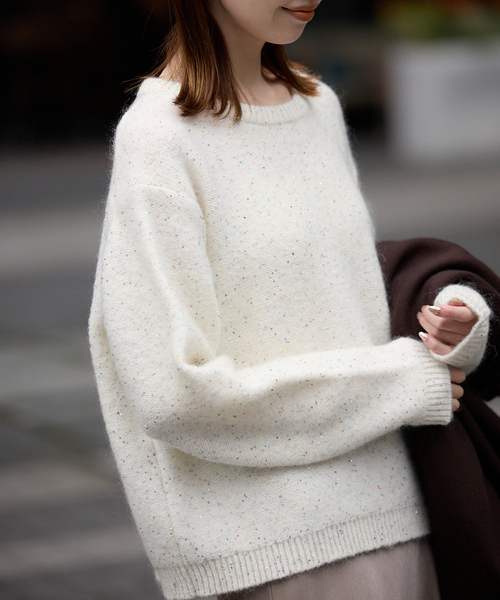 新品　スローブイエナ　スパンコールニット スパンコールニット（ニット/セーター）｜SLOBE IENA（スローブイエナ