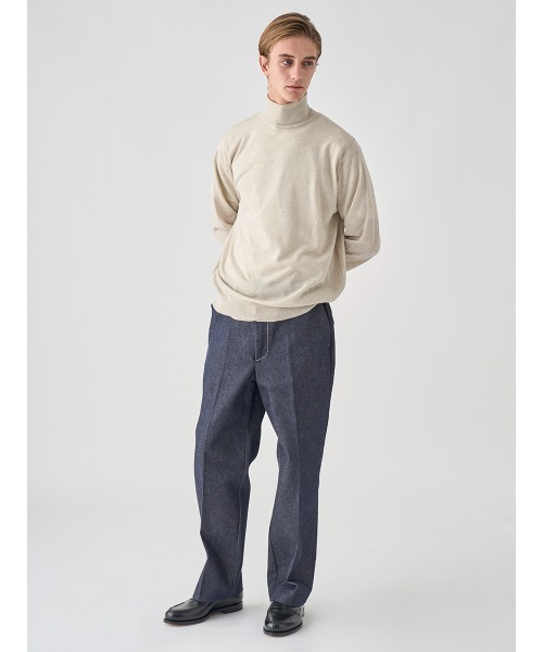 JOHN SMEDLEY（ジョンスメドレー）の「ノンフェードデニムワークトラウザー （デニムパンツ・メンズ・ネイビー・3/2/1）」の3枚目の写真