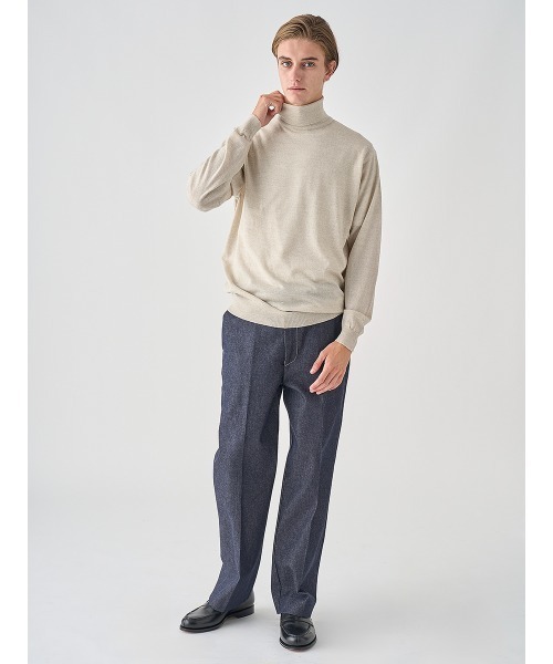 JOHN SMEDLEY（ジョンスメドレー）の「ノンフェードデニムワークトラウザー （デニムパンツ・メンズ・ネイビー・3/2/1）」の4枚目の写真