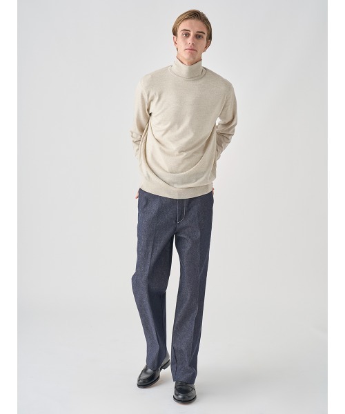 JOHN SMEDLEY（ジョンスメドレー）の「ノンフェードデニムワークトラウザー （デニムパンツ・メンズ・ネイビー・3/2/1）」の5枚目の写真