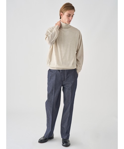 JOHN SMEDLEY（ジョンスメドレー）の「ノンフェードデニムワークトラウザー （デニムパンツ・メンズ・ネイビー・3/2/1）」の6枚目の写真
