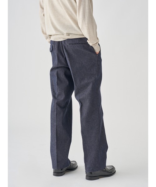 JOHN SMEDLEY（ジョンスメドレー）の「ノンフェードデニムワークトラウザー （デニムパンツ・メンズ・ネイビー・3/2/1）」の9枚目の写真