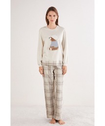 Intimissimi（インティミッシミ）の「ウィンターベア コットン ロングパジャマ（ルームウェア/パジャマ・レディース）」