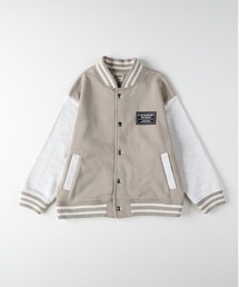 Right-on（ライトオン）の「【Refurbish】裏起毛スウェットスタジアムジャンパー（スタイリッシュ/カジュアル)（ブルゾン・キッズ）」