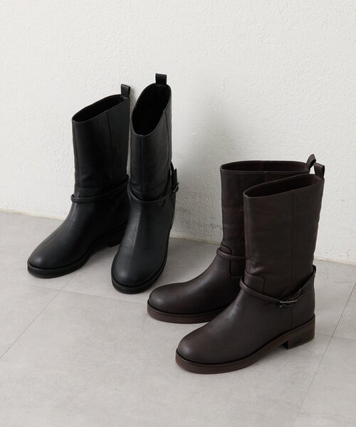 RIVE DROITE（リヴドロワ）の「【R.good（アールドットグッド）】2WAYエンジニアショートブーツ（ブーツ・レディース・ブラック/ブラウン・SMALL/MEDIUM/LARGE）」の18枚目の写真