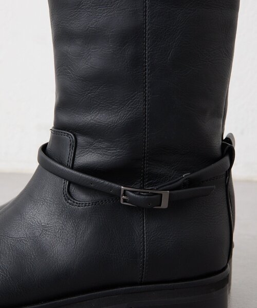 RIVE DROITE（リヴドロワ）の「【R.good（アールドットグッド）】2WAYエンジニアショートブーツ（ブーツ・レディース・ブラック/ブラウン・SMALL/MEDIUM/LARGE）」の9枚目の写真