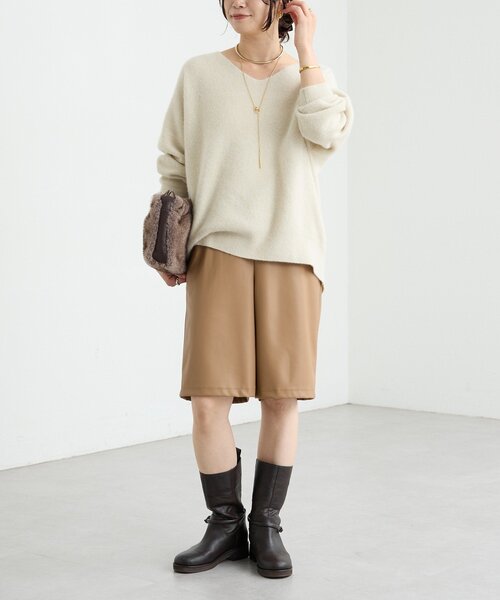 RIVE DROITE（リヴドロワ）の「【R.good（アールドットグッド）】2WAYエンジニアショートブーツ（ブーツ・レディース・ブラック/ブラウン・SMALL/MEDIUM/LARGE）」の4枚目の写真