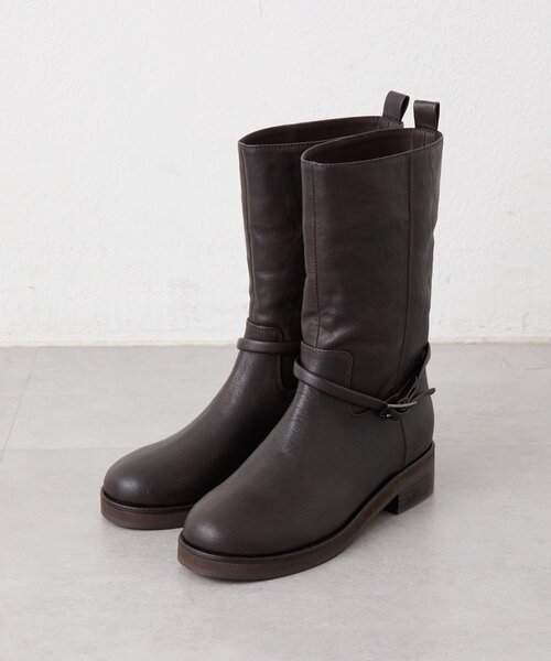RIVE DROITE（リヴドロワ）の「【R.good（アールドットグッド）】2WAYエンジニアショートブーツ（ブーツ・レディース・ブラック/ブラウン・SMALL/MEDIUM/LARGE）」の3枚目の写真