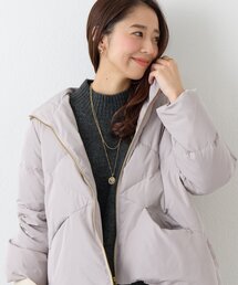 《ふんわり暖か》テンダークロスフードダウン