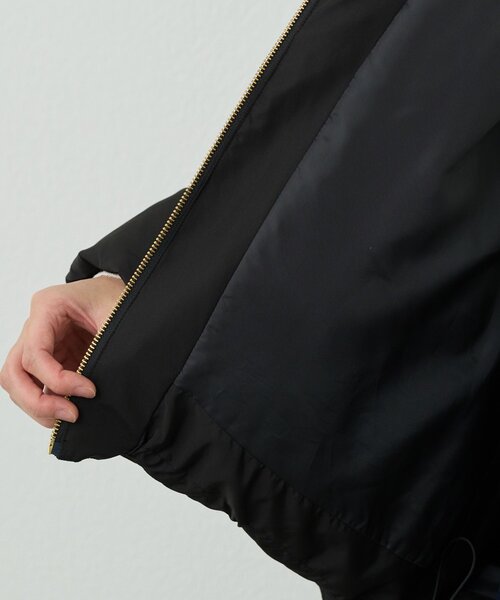 un dix cors（アンディコール）の「《ふんわり暖か》テンダークロスフードダウン（ダウンジャケット/コート・レディース・グレイッシュベージュ/ブラック/ブラウン・FREE）」の15枚目の写真