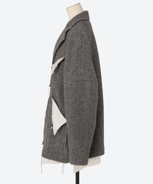 sulvam/サルバム】ショートブロークンコート（その他アウター