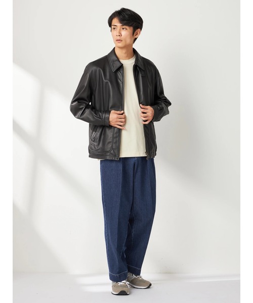 McGREGOR（マックレガー）の「【EDIT-B】デニムスラックス（デニムパンツ・メンズ・ネイビー/ブラック・M/L/XL）」の3枚目の写真