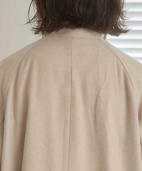 ANGIE(アンジー)の「2WAY ステンカラーロングコート(ステンカラーコート・レディース・ブラック/ライトベージュ/チャコール・FREE)」の11枚目の写真