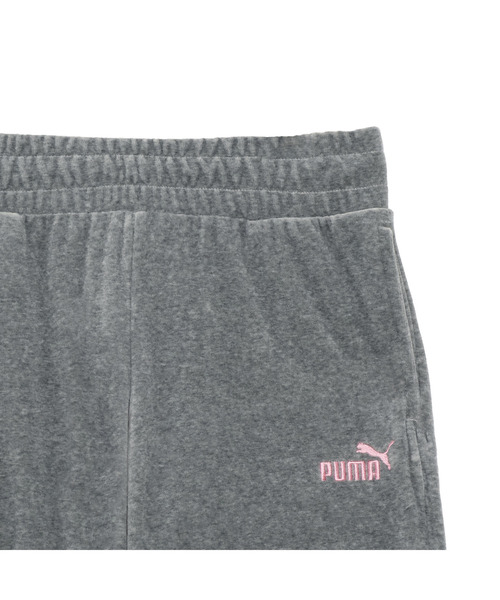 PUMA(プーマ)の「PUMA プーマ ウィメンズ ベロア ストレート パンツ(その他パンツ・レディース・ヘザーグレー/ブラック・SMALL/MEDIUM/LARGE/X-LARGE)」の9枚目の写真