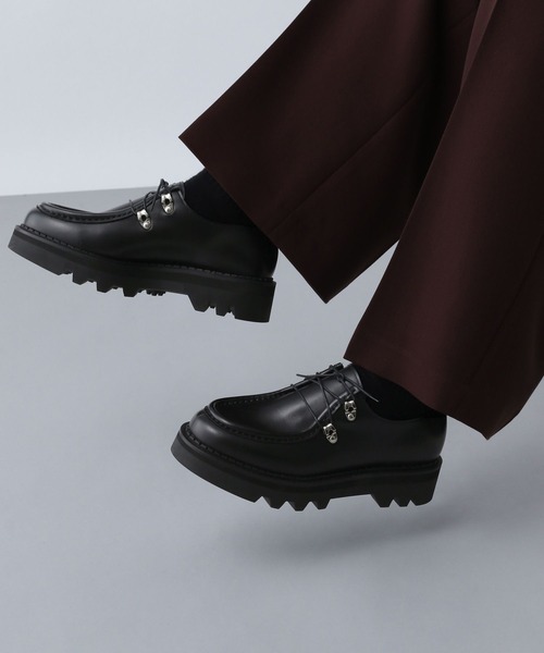 HARE（ハレ）の「NEOチロリアンシューズ(HARE)（ドレスシューズ・メンズ・ブラック・MEDIUM/LARGE）」の2枚目の写真