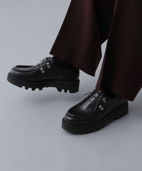 HARE（ハレ）の「NEOチロリアンシューズ(HARE)（ドレスシューズ・メンズ・ブラック・MEDIUM/LARGE）」の3枚目の写真
