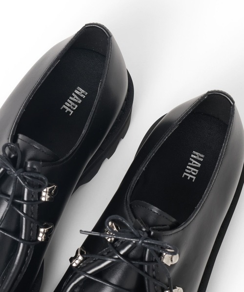 HARE（ハレ）の「NEOチロリアンシューズ(HARE)（ドレスシューズ・メンズ・ブラック・MEDIUM/LARGE）」の9枚目の写真