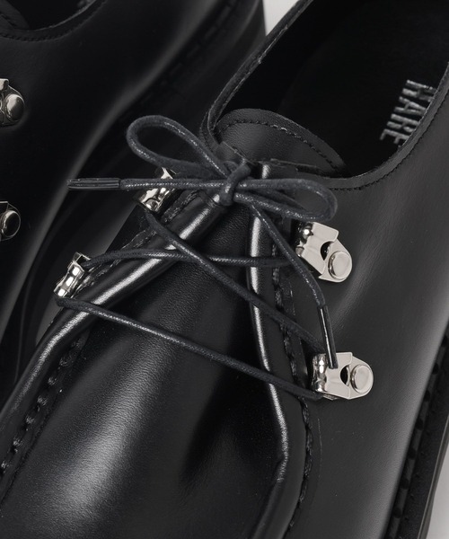 HARE（ハレ）の「NEOチロリアンシューズ(HARE)（ドレスシューズ・メンズ・ブラック・MEDIUM/LARGE）」の10枚目の写真