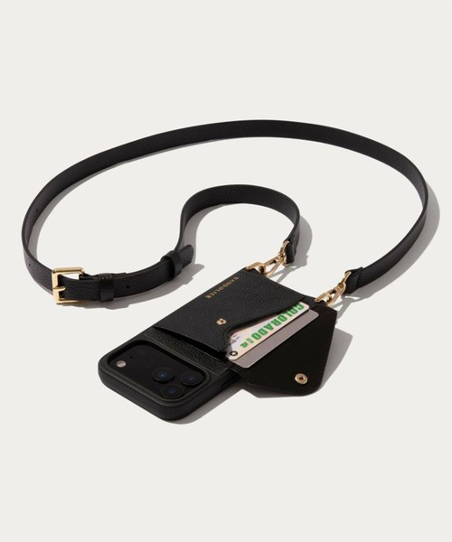 BANDOLIER（バンドリヤー）の「BANDOLIER / Hailey Side Slot iPhone 17シリーズケース（スマホケース/カバー・レディース・ブラック/ベージュ/ゴールド/シルバー/ダークラベンダー・iPhone 17 Pro/iPhone 17 Pro Max）」の13枚目の写真