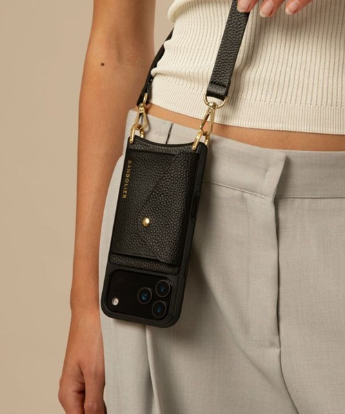 BANDOLIER（バンドリヤー）の「BANDOLIER / Hailey Side Slot iPhone 17シリーズケース（スマホケース/カバー・レディース・ブラック/ベージュ/ゴールド/シルバー/ダークラベンダー・iPhone 17 Pro/iPhone 17 Pro Max）」の16枚目の写真