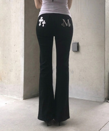 ピストルバックレザー ダブルクロス ワイドコットンパンツ（その他