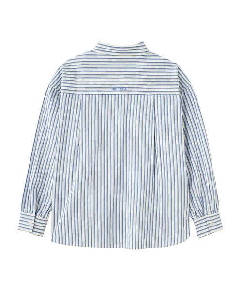 MILKFED.(ミルクフェド)の「2WAY OVERSIZED SHIRT(シャツ/ブラウス・レディース・グレー/ライトブルー/ブラック/ホワイト・ONE SIZE)」の15枚目の写真