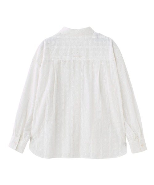 MILKFED.(ミルクフェド)の「2WAY OVERSIZED SHIRT(シャツ/ブラウス・レディース・グレー/ライトブルー/ブラック/ホワイト・ONE SIZE)」の17枚目の写真