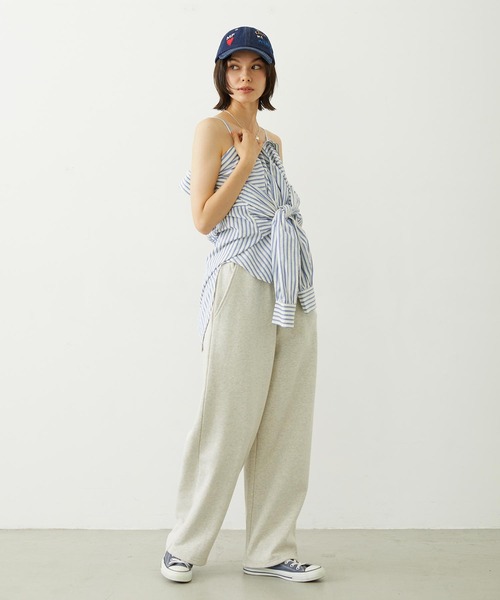 MILKFED.(ミルクフェド)の「2WAY OVERSIZED SHIRT(シャツ/ブラウス・レディース・グレー/ライトブルー/ブラック/ホワイト・ONE SIZE)」の10枚目の写真