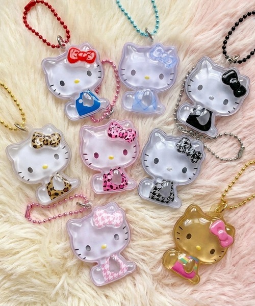 sanrio(サンリオ)の「【nini toys/ニニトイズ】≪ハローキティ≫うるちゅるキーホルダー/ぷっくりったいプチボールチェーン(キーホルダー・レディース・F/E/D/I/G/B/C/J/H/A・ONESIZE)」の12枚目の写真