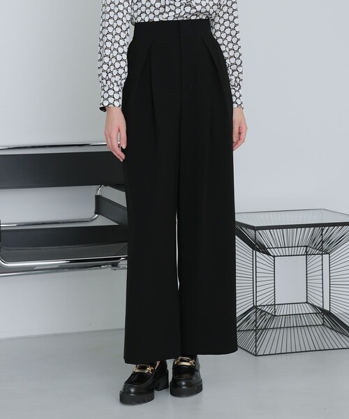 セットアップ対応商品】ダブルクロスタックワイドパンツ（その他パンツ