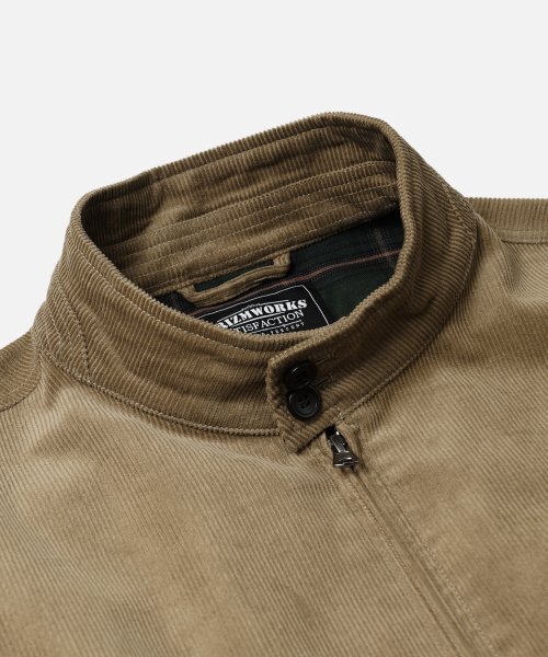 FRIZMWORKS(フリズムワークス)の「CORDUROY BUDDY HARRINGTON JACKET _ BEIGE(ブルゾン・レディース・その他・SMALL/MEDIUM/LARGE/X-LARGE)」の4枚目の写真