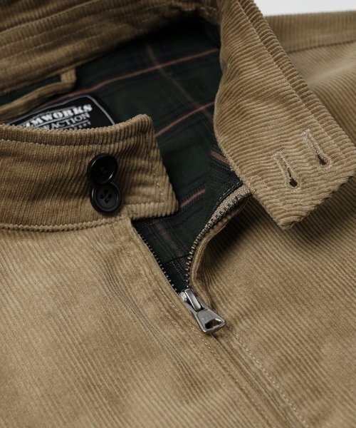 FRIZMWORKS(フリズムワークス)の「CORDUROY BUDDY HARRINGTON JACKET _ BEIGE(ブルゾン・レディース・その他・SMALL/MEDIUM/LARGE/X-LARGE)」の5枚目の写真