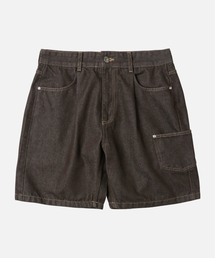 WORK TOOL DENIM HALF PANTS _ BROWN