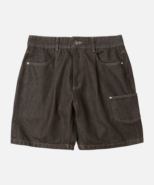 FRIZMWORKS(フリズムワークス)の「WORK TOOL DENIM HALF PANTS _ BROWN(その他パンツ・メンズ・その他・MEDIUM/LARGE/X-LARGE)」の1枚目の写真