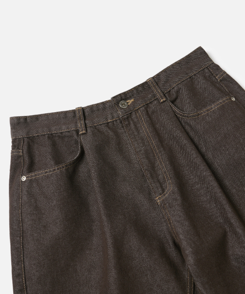 FRIZMWORKS(フリズムワークス)の「WORK TOOL DENIM HALF PANTS _ BROWN(その他パンツ・メンズ・その他・MEDIUM/LARGE/X-LARGE)」の4枚目の写真