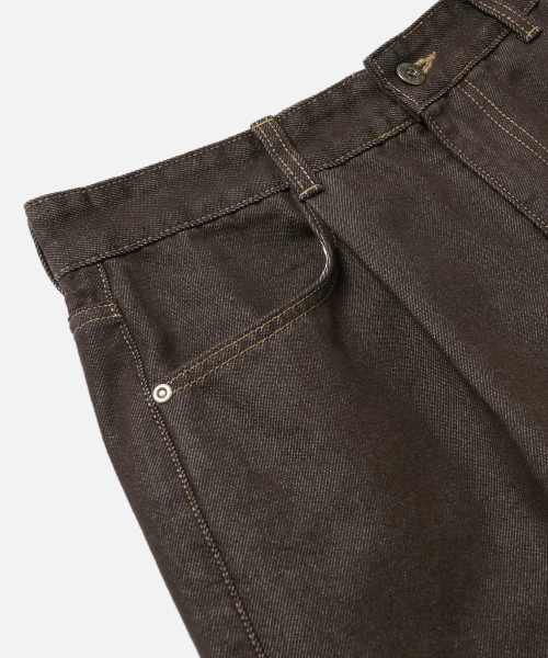FRIZMWORKS(フリズムワークス)の「WORK TOOL DENIM HALF PANTS _ BROWN(その他パンツ・メンズ・その他・MEDIUM/LARGE/X-LARGE)」の6枚目の写真