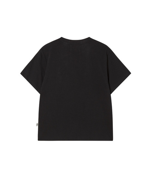 THE GREEN LAB（ザグリーンラボ）の「GREEN VIBES ONLY テクスチャーレタリング半袖Tシャツ [ブラック]（Tシャツ/カットソー・レディース・その他・FREE）」の10枚目の写真