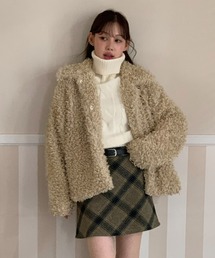 by muni:r（バイ ムニール）の「ラテプードルファーコート（ブルゾン）」