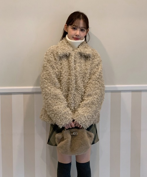 ラテプードルファーコート/2025 AW COLLECTION（ブルゾン）｜by muni:r