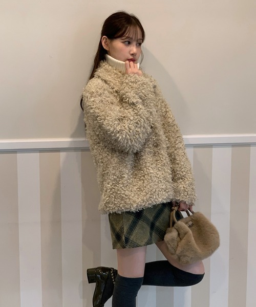 ラテプードルファーコート/2025 AW COLLECTION（ブルゾン）｜by muni:r