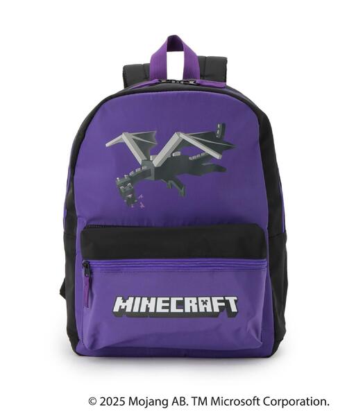 SHOO・LA・RUE（シューラルー）の「【マインクラフト】キャンバスリュック（バックパック/リュック・キッズ・ブラック/ライトパープル・00）」の3枚目の写真