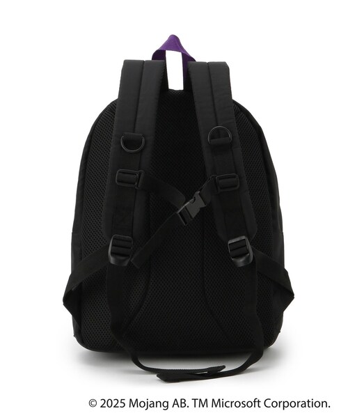 SHOO・LA・RUE（シューラルー）の「【マインクラフト】キャンバスリュック（バックパック/リュック・キッズ・ブラック/ライトパープル・00）」の5枚目の写真